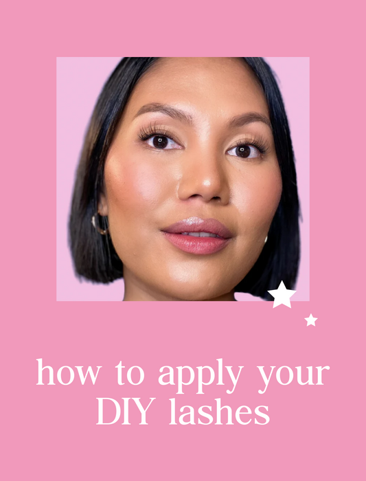 How to Apply your Minute Glam DIY Lashes